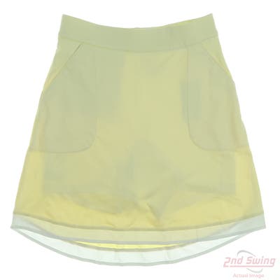 New Womens Peter Millar Skort X-Large XL Yellow MSRP $110