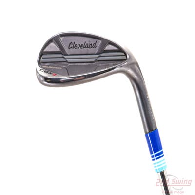 Cleveland CBX 2 Black Satin Wedge Sand SW 54° 12 Deg Bounce FST KBS Hi-Rev 2.0 115 Steel Regular Right Handed 35.25in