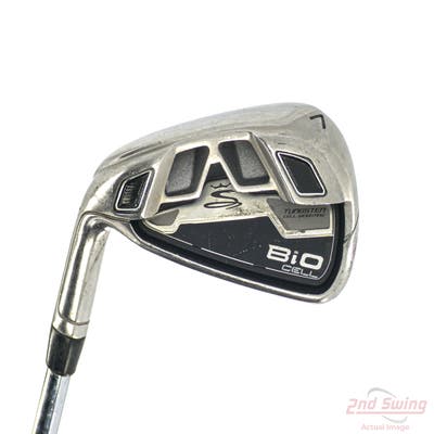 Cobra Bio Cell Silver Single Iron 7 Iron True Temper Dynalite 85 Steel Stiff Left Handed 37.5in