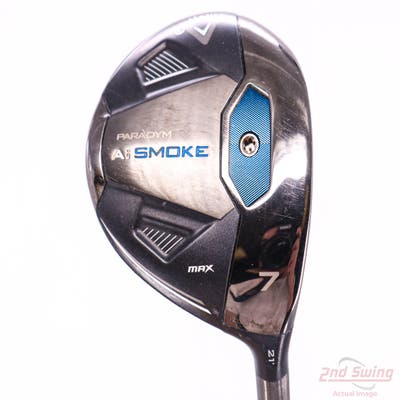 Callaway Paradym Ai Smoke Max Fairway Wood 7 Wood 7W 21° MCA Tensei AV-XLINK Blue 65 Graphite Stiff Right Handed 42.0in