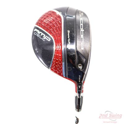 Cobra AMP Cell Red Fairway Wood 3-4 Wood 3-4W 14.5° Cobra Fujikura Fuel Graphite Regular Right Handed 43.75in