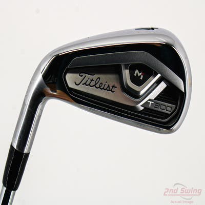 Mint Titleist 2021 T300 Single Iron 4 Iron FST KBS Tour FLT Steel Stiff Left Handed 38.25in