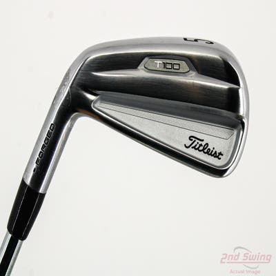 Mint Titleist 2021 T100 Single Iron 5 Iron FST KBS Tour FLT Steel X-Stiff Left Handed 38.0in