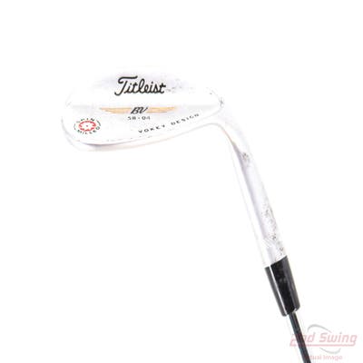 Titleist 2009 Vokey Spin Milled Chrome Wedge Lob LW 58° 4 Deg Bounce Titleist Vokey BV Steel Wedge Flex Right Handed 35.25in