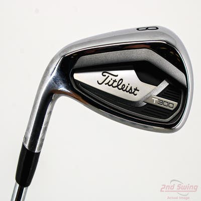 Mint Titleist 2021 T300 Single Iron 8 Iron FST KBS Tour FLT Steel Regular Left Handed 36.5in