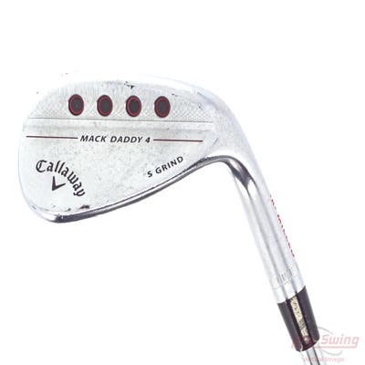 Callaway Mack Daddy 4 Chrome Wedge Gap GW 52° 10 Deg Bounce S Grind Dynamic Gold Tour Issue S200 Steel Stiff Right Handed 35.5in