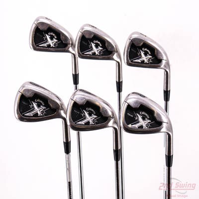 Callaway X-20 Tour Iron Set 5-PW Project X Flighted 6.0 Steel Stiff Right Handed +1 3/4"