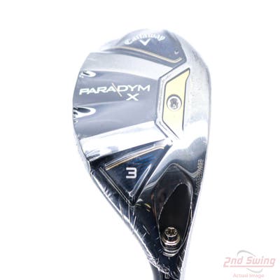 Mint Callaway Paradym X Hybrid 3 Hybrid 18° Mitsubishi MMT 80 Graphite Stiff Right Handed 42.25in