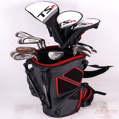 Complete Set of Men's Titleist Callaway Odyssey Golf Clubs + Datrek Stand Bag - Right Handed