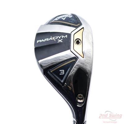 Callaway Paradym X Hybrid 3 Hybrid 18° PX HZRDUS Silver Gen4 75 Graphite Stiff Right Handed 40.25in