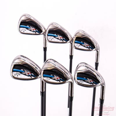 Callaway XR OS Iron Set 6-PW AW Mitsubishi Bassara E-Series 50 Graphite Ladies Right Handed -1/2"