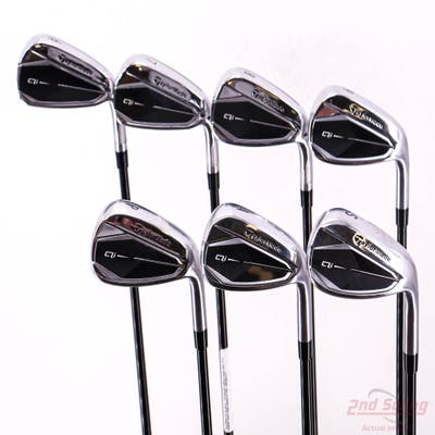 TaylorMade Qi Iron Set 6-PW AW SW Fujikura Ventus Blue TR 5 Graphite Senior Right Handed STD