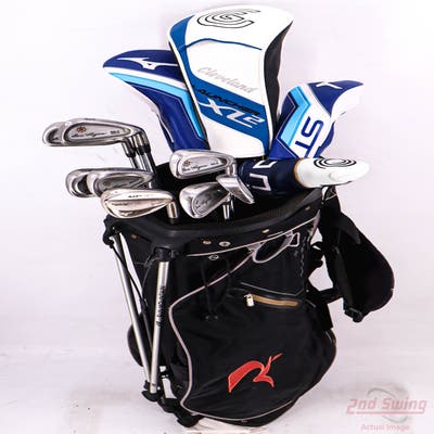 Complete Set of Men's Ping Callaway Ben Hogan Mizuno Cleveland Golf Clubs + Sun Mountain Stand Bag - Right Handed