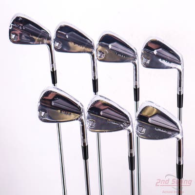 Mint Wilson Staff 2024 Staff Model CB Iron Set 4-PW Dynamic Gold Mid 115 Steel Stiff Right Handed -1/4"