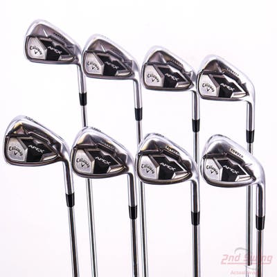 Callaway Apex 19 Iron Set 4-PW AW Nippon NS Pro Modus 3 Tour 120 Steel X-Stiff Right Handed +1"