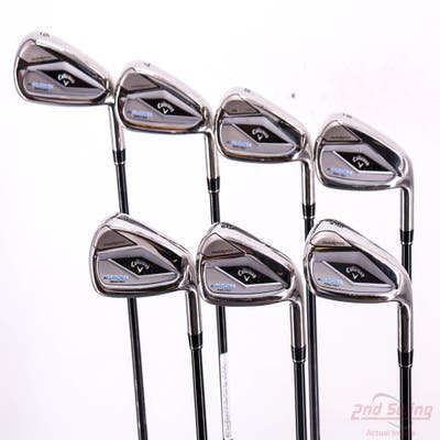 Callaway Paradym Ai Smoke Max Fast Iron Set 6-PW AW SW MCA Tensei Blue/Silver 40 Graphite Senior Right Handed STD