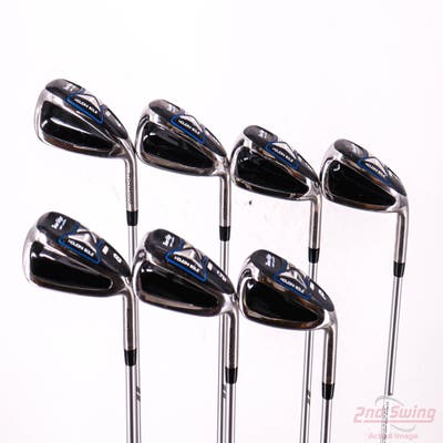 Tour Edge Hot Launch E524 Ironwood Iron Set 4-PW Aldila Ascent Blue 55 Graphite Senior Right Handed +1/4"