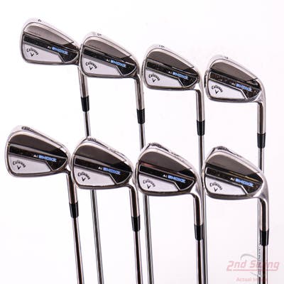 Callaway Paradym Ai Smoke Iron Set 4-PW AW True Temper Dynamic Gold 105 Steel Stiff Right Handed +1/4"