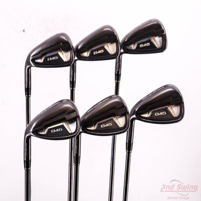 Tommy Armour 845 Iron Set 5-PW Stock Steel Shaft Steel Uniflex Left Handed +1/2"