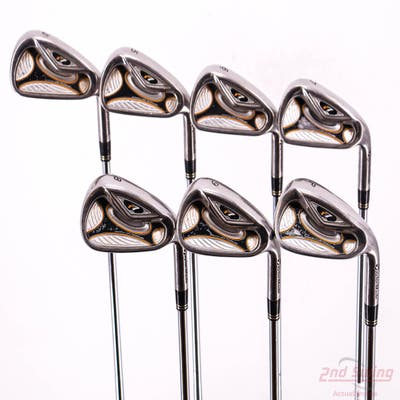 TaylorMade R7 Iron Set 4-PW TM T-Step 90 Steel Stiff Right Handed +1/4"