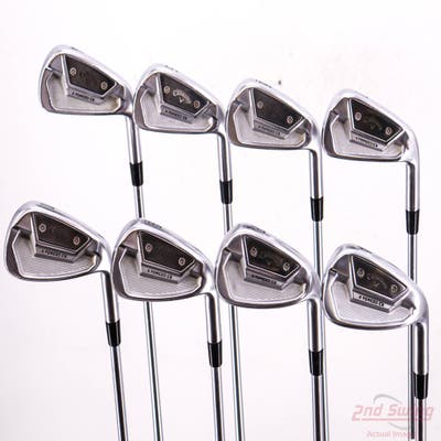 Callaway X Forged CB 21 Iron Set 4-PW AW Project X IO 6.0 Steel Stiff Right Handed STD