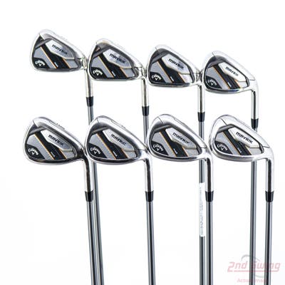 Callaway Mavrik Max Iron Set 5-PW AW SW Project X Catalyst 55 Graphite Stiff Right Handed STD