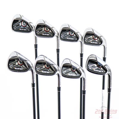 TaylorMade Burner 2.0 Iron Set 4-PW AW TM Superfast 65 Graphite Regular Right Handed +1/4"