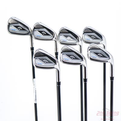 Callaway Paradym Ai Smoke Max Fast Iron Set 7-PW AW GW SW MCA Tensei Blue/Silver 40 Graphite Senior Right Handed -1/2"