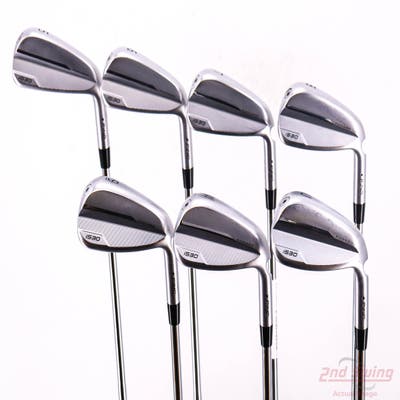 Ping i530 Iron Set 5-PW AW Dynamic Gold Mid 100 Steel Regular Right Handed Black Dot +1/2"