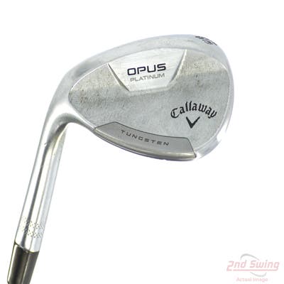 Callaway Opus Platinum Chrome Wedge Sand SW 56° 12 Deg Bounce S Grind Dynamic Gold Mid 115 Wedge Steel Wedge Flex Left Handed 35.75in