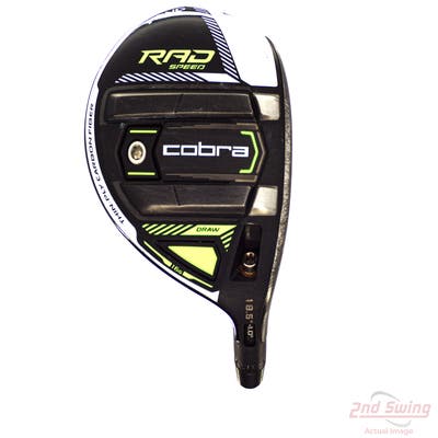 Cobra RAD Speed Draw Fairway Wood 5 Wood 5W 18.5° Fujikura ATMOS TS 7 Red Graphite Stiff Right Handed 42.25in