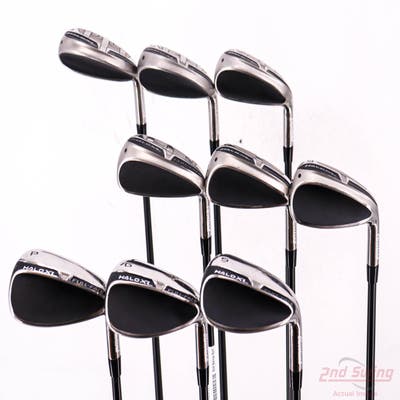 Cleveland Launcher XL Halo Iron Set 4-PW GW SW UST Mamiya Helium  Graphite Regular Right Handed +1/4"