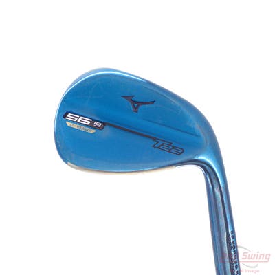 Mint Mizuno T22 Blue Wedge Sand SW 56° 10 Deg Bounce D Grind Dynamic Gold Tour Issue S400 Steel Stiff Right Handed 35.75in