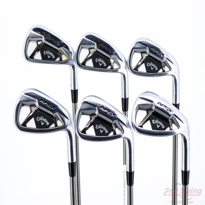 Callaway Apex 21 Iron Set 6-PW AW Aerotech SteelFiber fc80 Graphite Regular Right Handed STD