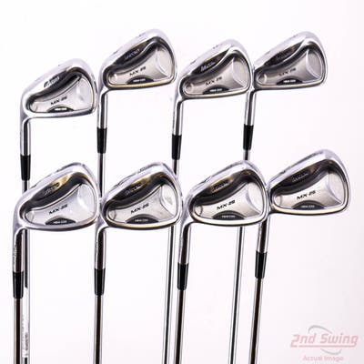 Mizuno MX 25 Iron Set 4-PW GW Dynalite Gold SL R300 Steel Regular Left Handed +1/4"