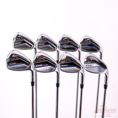 Cobra King F7 One Length Iron Set 4-PW GW FST KBS Tour 120 Steel Stiff Right Handed +3/4"