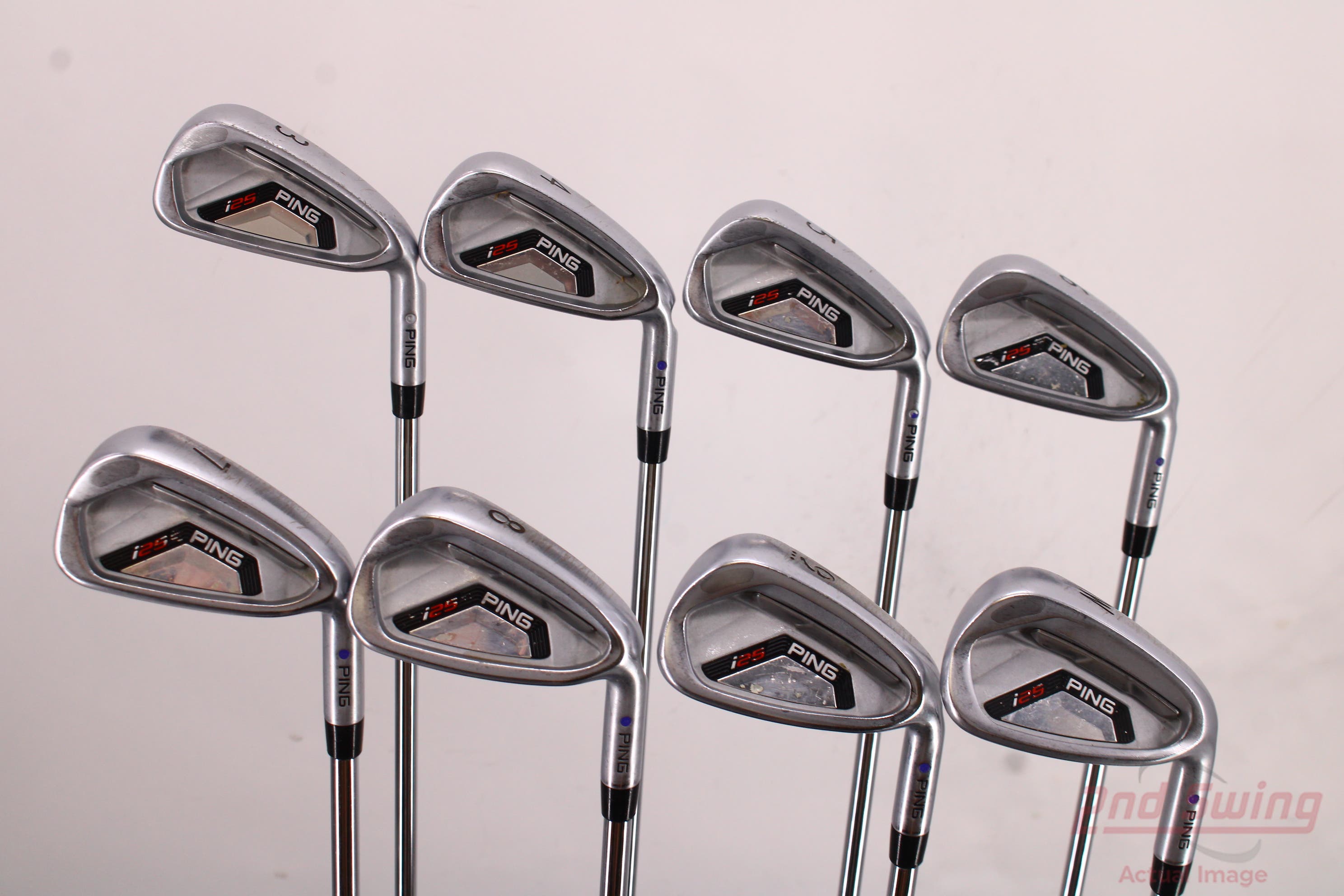 Ping I25 Iron Set 3-PW Ping CFS Steel Regular Right Handed Purple dot ...