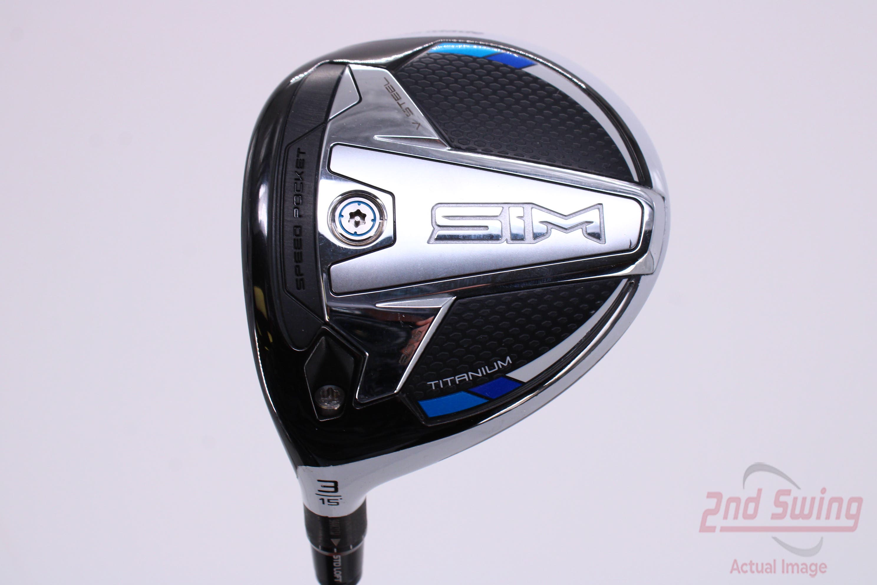 TaylorMade SIM Ti Fairway Wood 3 Wood 3W 15° MCA Diamana F Limited 65  Graphite Regular Left Handed 43.25in