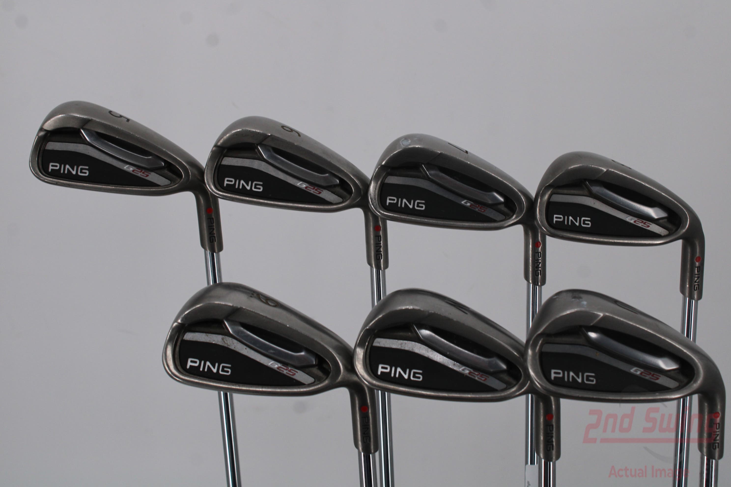 Ping G25 Iron Set 5-PW GW Ping CFS Steel Regular Right Handed Red dot 38.0in