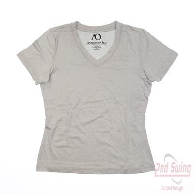 New Womens Anderson Ord Golf T-Shirt X-Small XS Gray MSRP $45