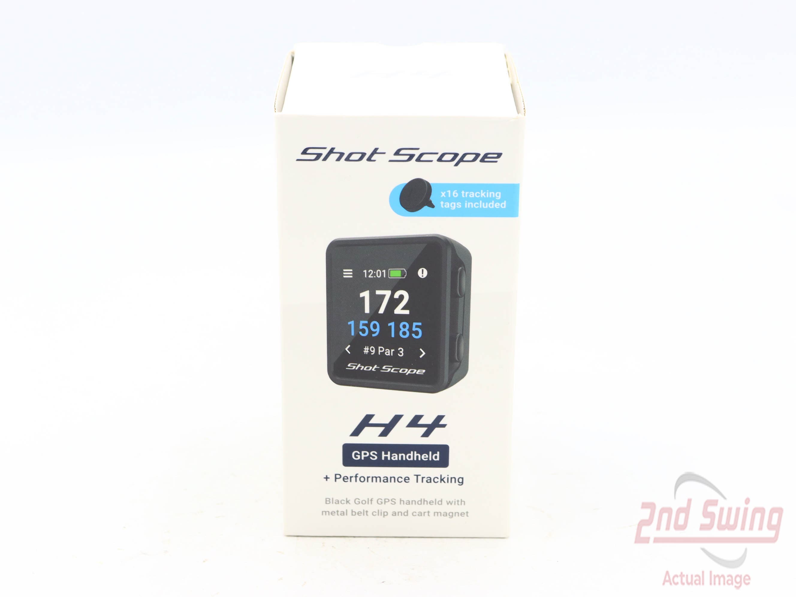 Shot Scope H4 Golf GPS Handheld with Shot Tracking - Includes Club