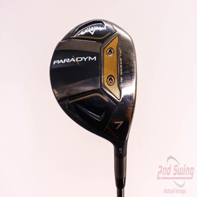 Callaway Paradym Fairway Wood 7 Wood 7W 21° PX HZRDUS Silver Gen4 60 Graphite Regular Right Handed 42.25in