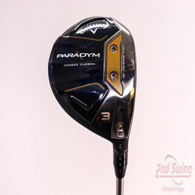 Mint Callaway Paradym Fairway Wood 3 Wood 3W 15° Aldila Ascent Blue 40 Graphite Senior Right Handed 43.25in