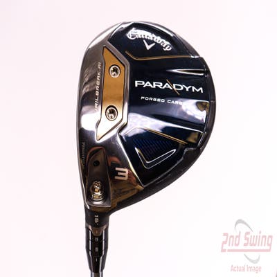 Mint Callaway Paradym Fairway Wood 3 Wood 3W 15° PX HZRDUS Silver Gen4 60 Graphite Regular Left Handed 43.25in