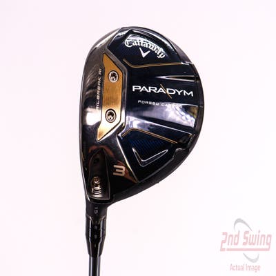 Callaway Paradym Fairway Wood 3 Wood 3W 15° PX HZRDUS Silver Gen4 60 Graphite Regular Left Handed 43.25in