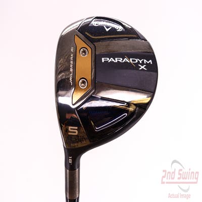 Mint Callaway Paradym X Fairway Wood 5 Wood 5W 18° Aldila Ascent Blue 50 Graphite Senior Left Handed 42.75in