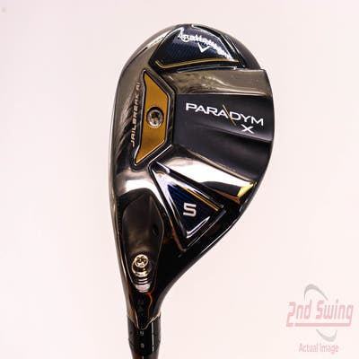 Mint Callaway Paradym X Hybrid 5 Hybrid 24° PX HZRDUS Silver Gen4 65 Graphite Regular Left Handed 39.5in