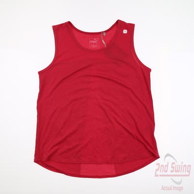 New Womens Puma Pacifica Tank Top Small S Red MSRP $25