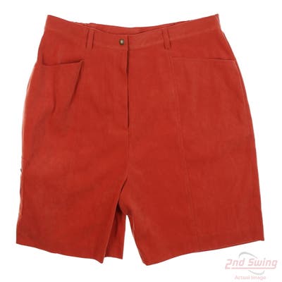 New Womens BETTE & COURT Golf Shorts 16 Red MSRP $60