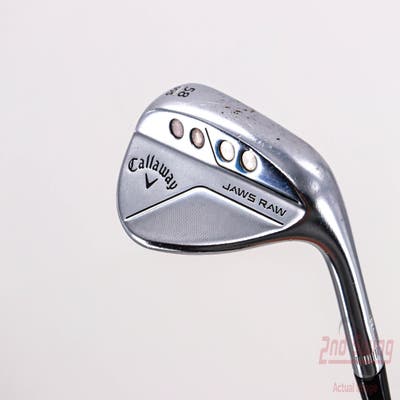 Callaway Jaws Raw Chrome Wedge Lob LW 58° 10 Deg Bounce S Grind Dynamic Gold Spinner TI Steel Wedge Flex Right Handed 35.0in